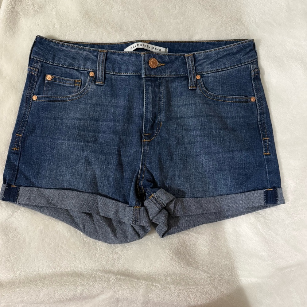 Celebrity Pink Denim Shorts